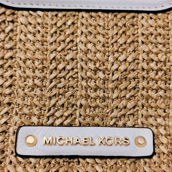 Michael Kors Woven Crossbody Bag - Picture 6 of 10